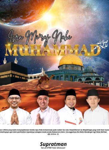 DPRD Makassar Ajak Masyarakat Maknai Isra Miraj Nabi Muhammad SAW