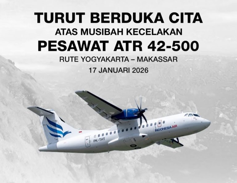 Langit Berduka: Pemkot Sampaikan Empati atas Tragedi Pesawat ATR 42-500 Rute Yogyakarta–Makassar