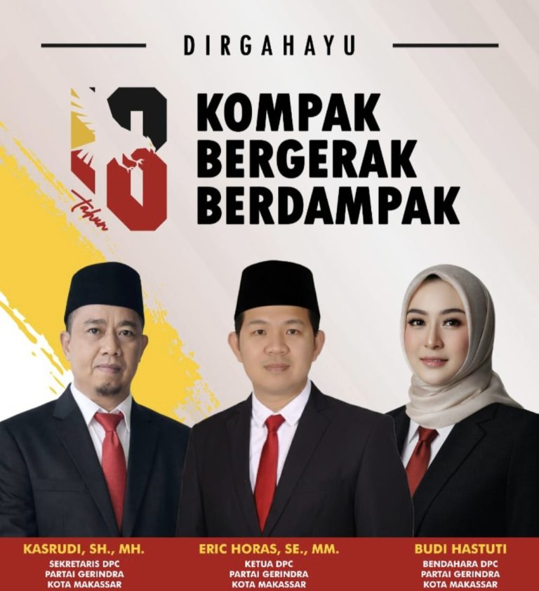 Menuju 2029, Gerindra Makassar Perkuat Kaderisasi dan Soliditas Internal