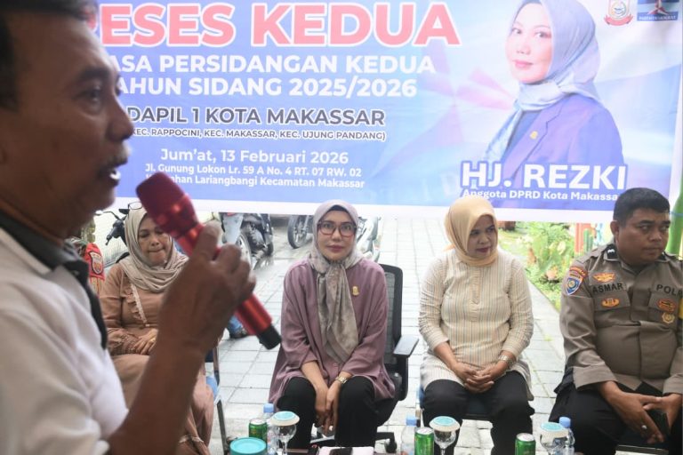 Dari Drainase hingga CCTV, Rezki Kawal Aspirasi Warga Lariangbangi di Reses 2025/2026