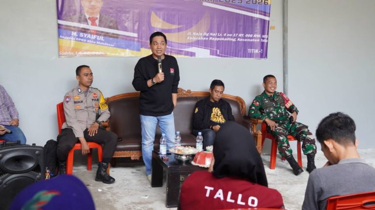 DPRD Makassar H Syaiful Tampung Aspirasi, Fokus pada Jaminan Kesehatan dan Keamanan Anak