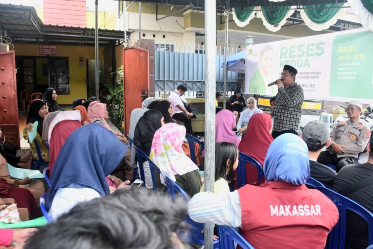 Reses di Maricaya, Fasruddin Rusli Terima Aspirasi Soal KIS dan Infrastruktur