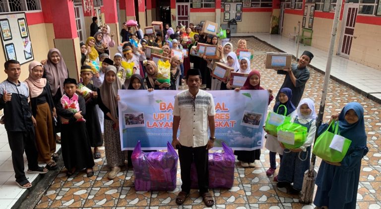 Tabur Kebaikan Jelang Idul Fitri, SD Inpres Layang Bertingkat Sambangi Panti Asuhan Mardiyah