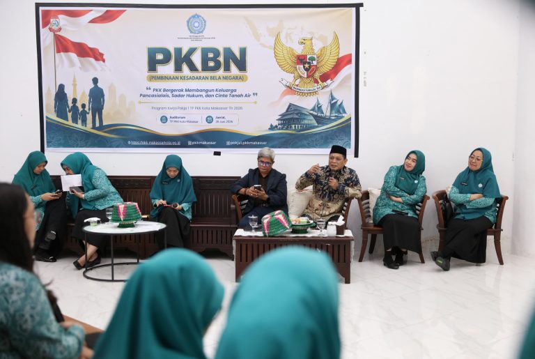 Lewat PKBN, TP PKK Makassar Dorong Kader Jadi Pelopor Kesadaran Bela Negara