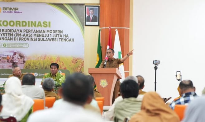 Gubernur Sulteng Anwar Hafid Resmi Luncurkan Program Berani Panen Raya