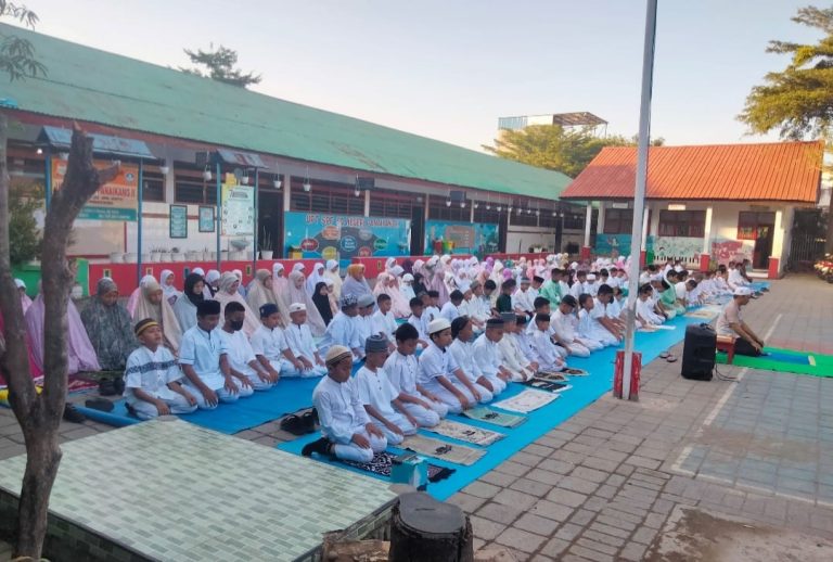 SD Negeri Panaikang II Makassar Gelar Sholat Dhuha, Tingkatkan Karakter Religius Siswa