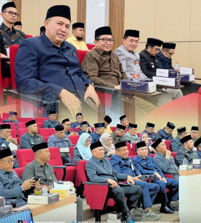 Camat Tamalanrea Andi Patiroi Hadiri Rapat Paripurna DPRD Makassar, Ikuti Pembahasan Perubahan APBD 2026