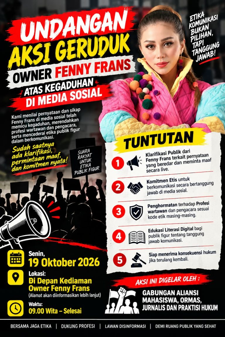 Tegas dalam Aspirasi, Santun dalam Aksi: Aliansi Lintas Elemen Dorong Klarifikasi Owner FF
