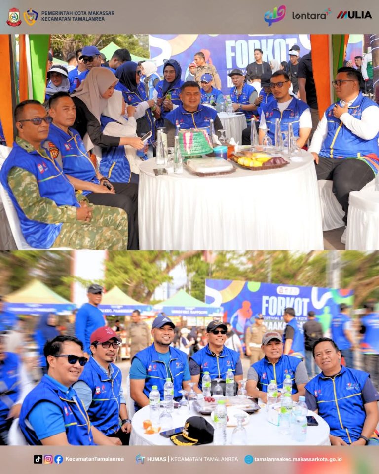 Pererat Silaturahmi Lewat Olahraga, Camat Tamalanrea dan Ketua TP PKK Hadiri FORKOT KORMI 2026